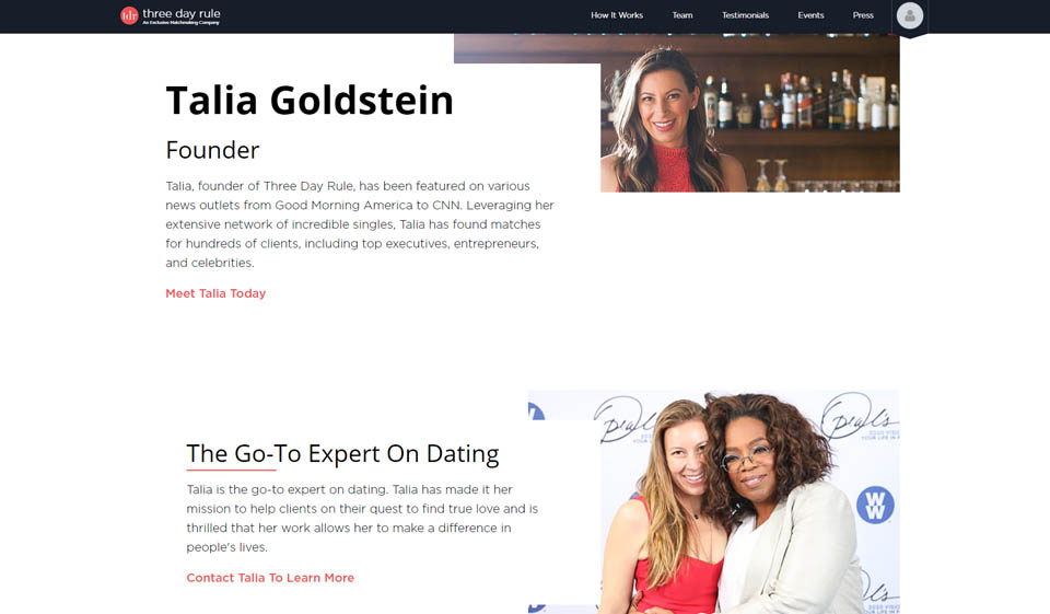 Three Day Rule Sign-Up Process