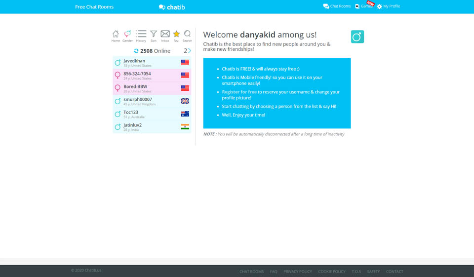 Chatib Úsáideoir-freindliness