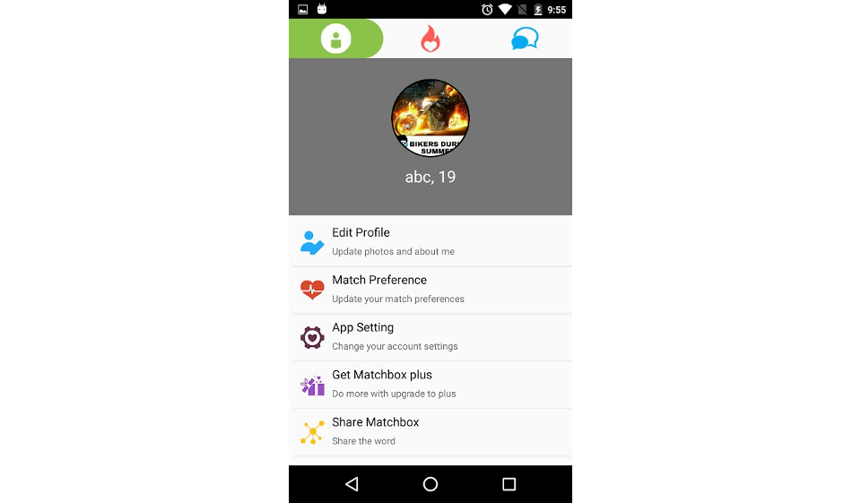 MatchBox nettsteddesign og brukervennlighet