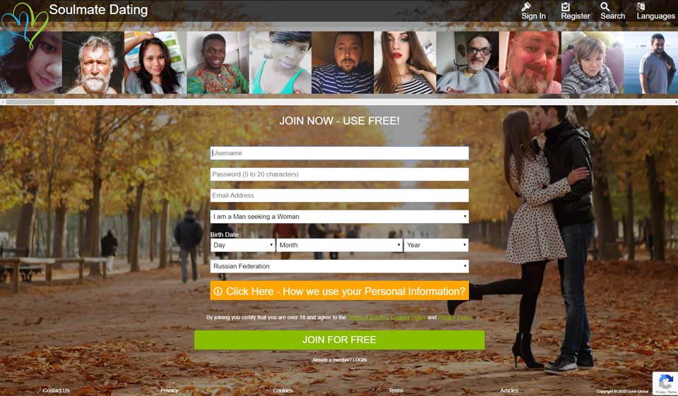 Registreringsprosess og brukerprofil