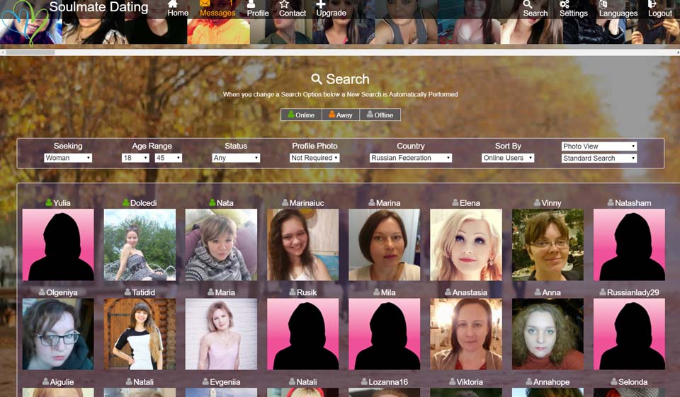 Soulmates Brukervennlighet