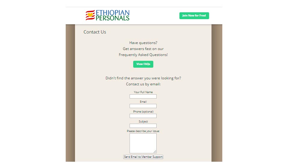 Etiyopyalı Kişisel Alternatifler ve Rakipler