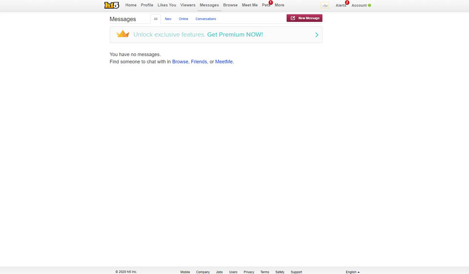 Finding Other Hi5 Profiles and Initiating Contact