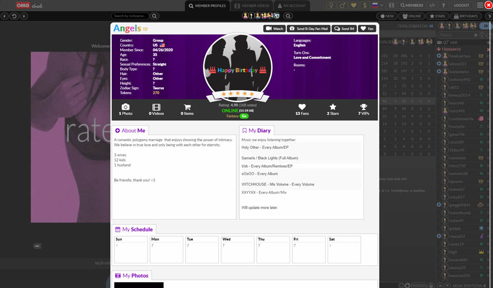 OMGChat Postup chatování a párování