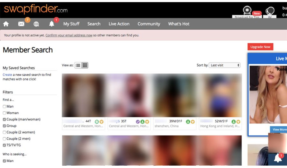 SwapFinder Konverzace