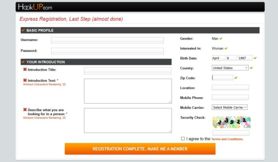 Concurenți și alternative HookUp