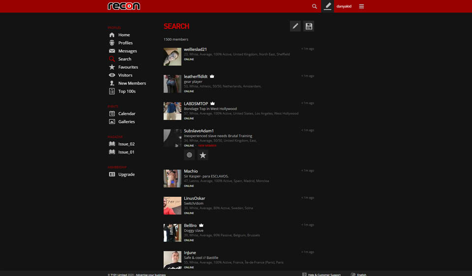 Recon Connection and Communication Process