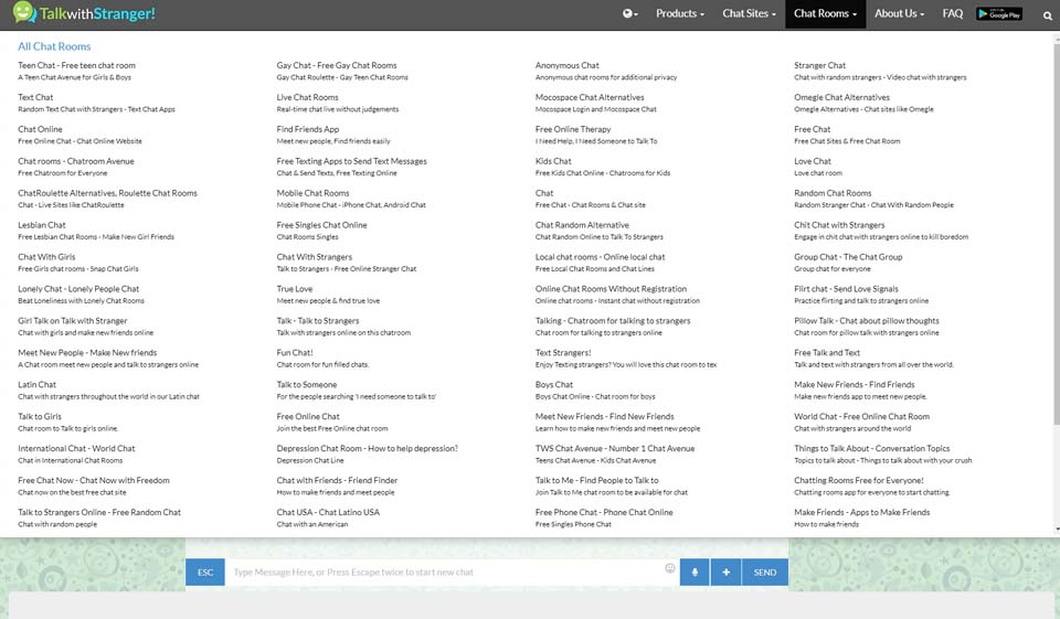 TalkWithStranger Brukervennlighet