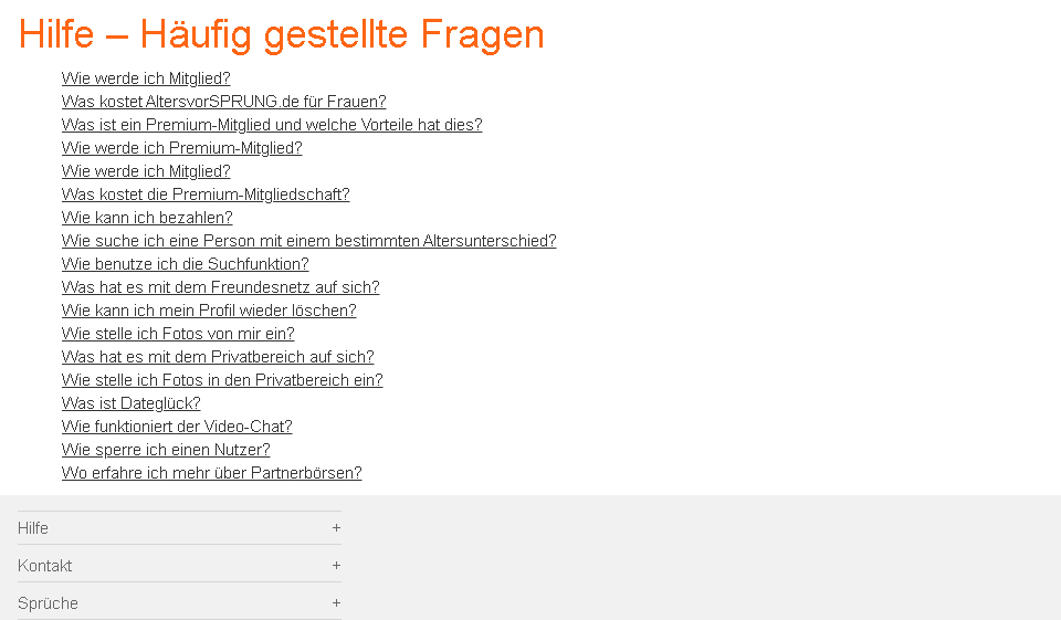Altersvorsprung im Test