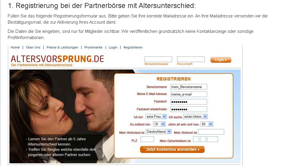 Altersvorsprung im Test