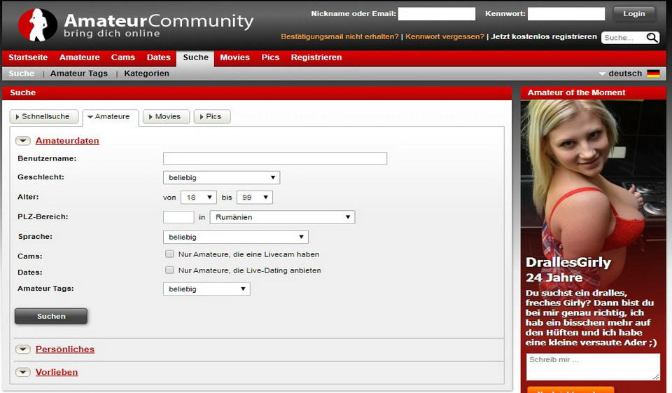 AmateurCommunity im Test