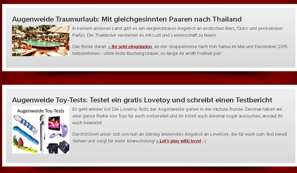 Augenweide Wie funktioniert es?