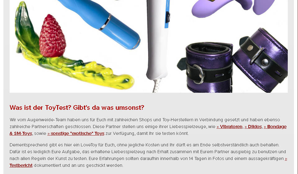 Augenweide Kostenpflichtige Mitgliedschaft