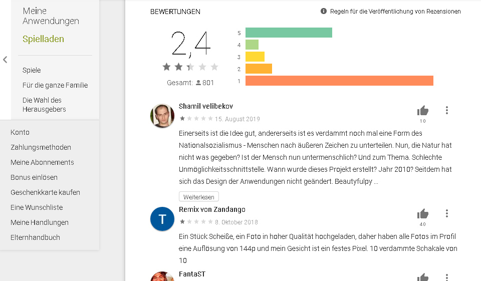 BeautifulPeople Kontaktinformationen