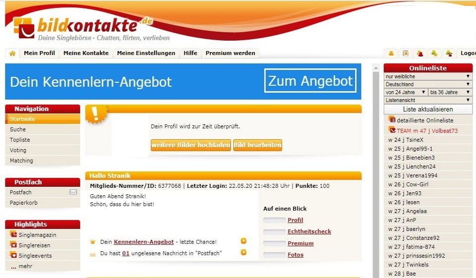 Bildkontakte im Test