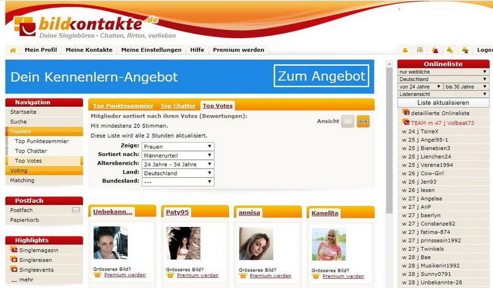 Bildkontakte im Test