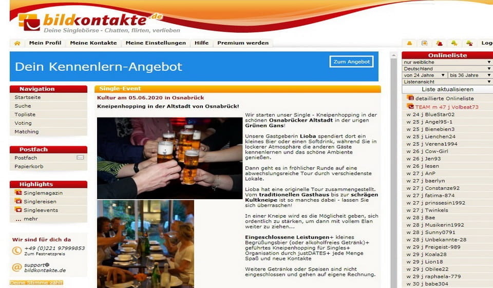 Bildkontakte im Test