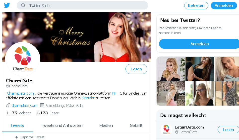 Charming Date Kostenlose Mitgliedschaft