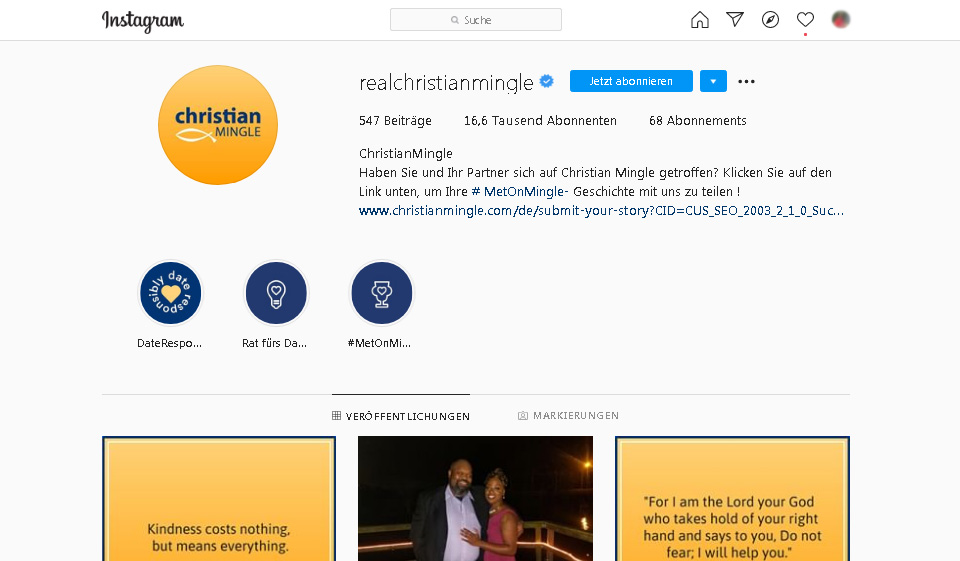 ChristianMingle Test