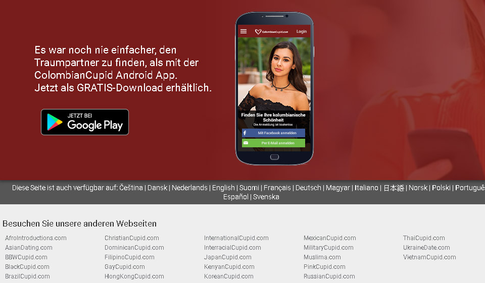 Colombian Сupid Test