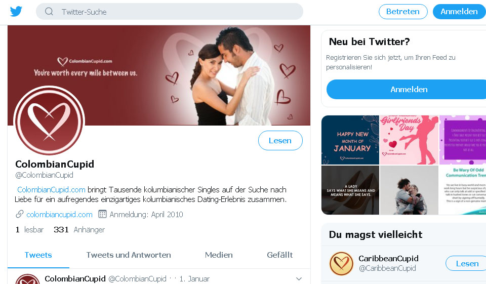 Colombian Сupid Test