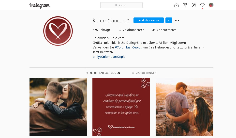 Colombian Сupid Test