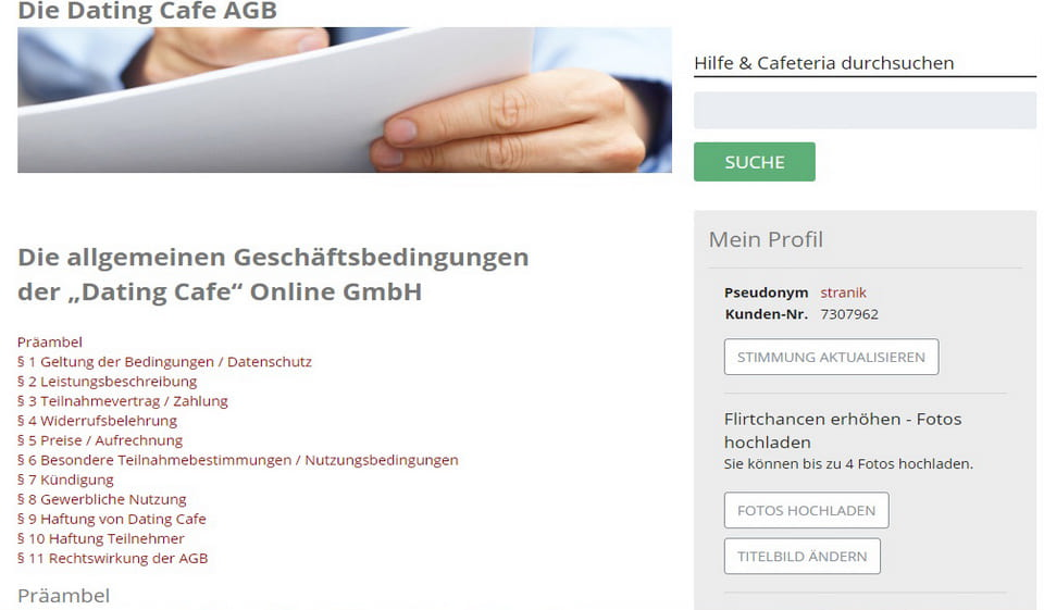 Dating Café im Test