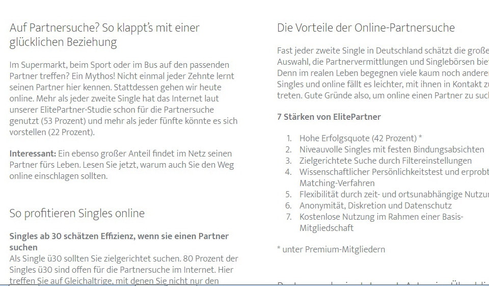 ElitePartner im Test