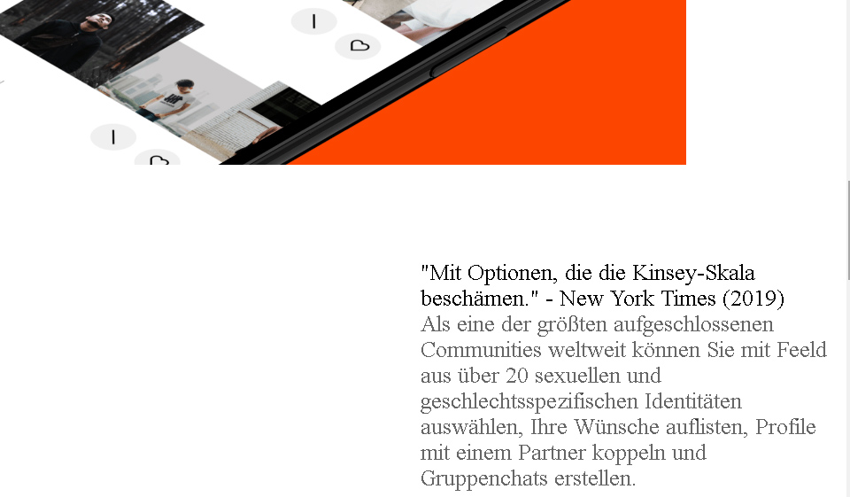 Feeld Charakteristik der Profile