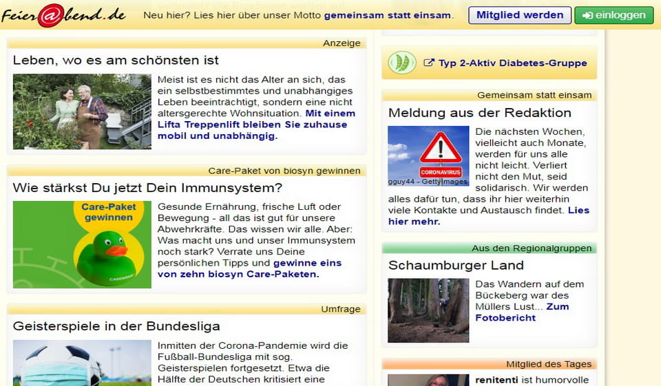 Feierabend.de im Test