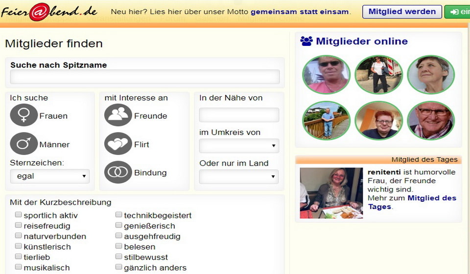 Feierabend.de im Test