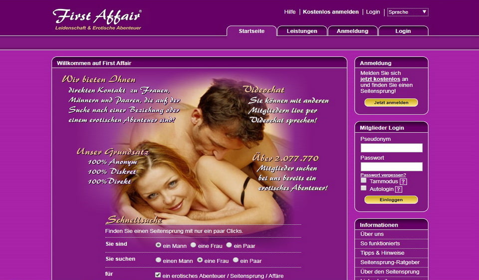 First Affair im Test 2025: Kosten, Users Erfahrungen