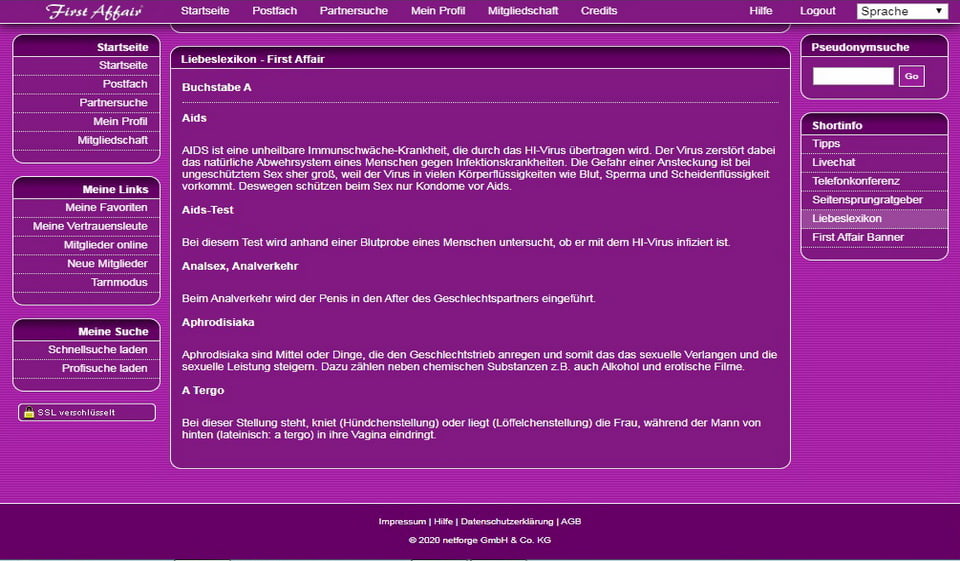 First Affair im Test