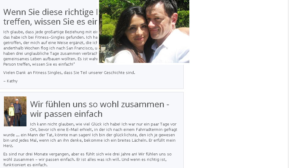 Fitness Singles im Test