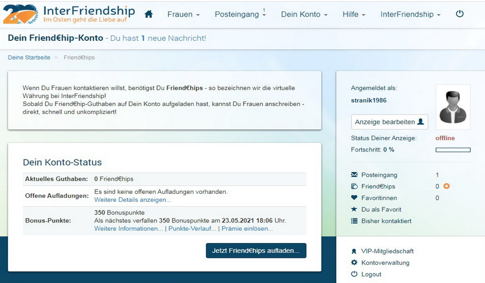 InterFriendship im Test