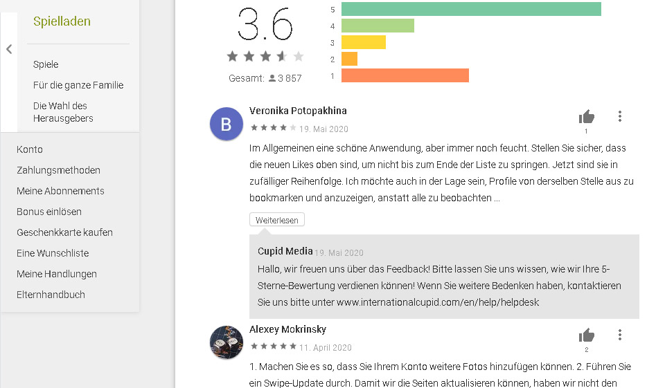 International Cupid im Test