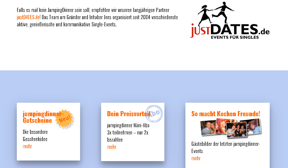 Jumping Dinner im Test