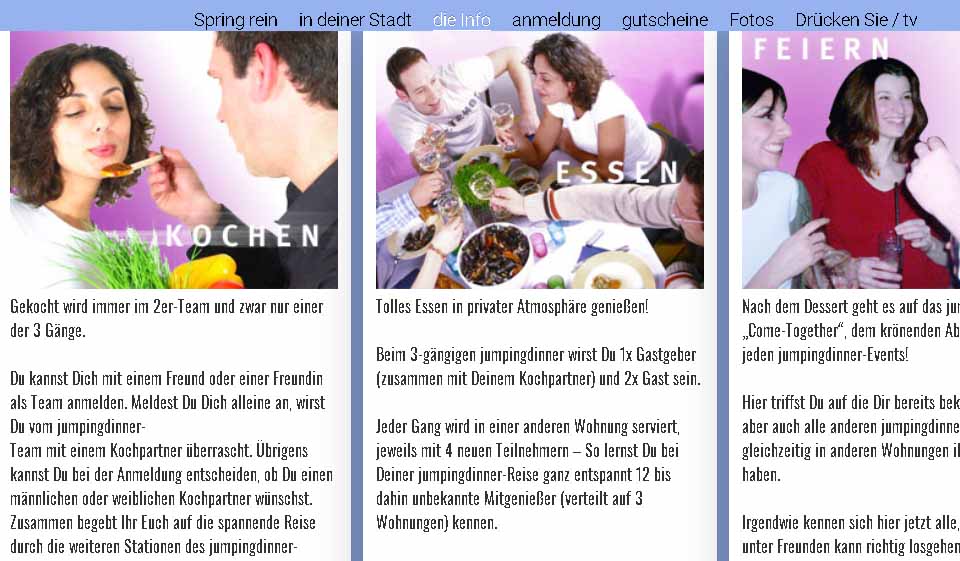 Jumping Dinner im Test