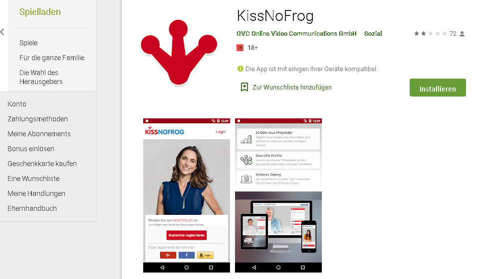 KissNoFrog im Test