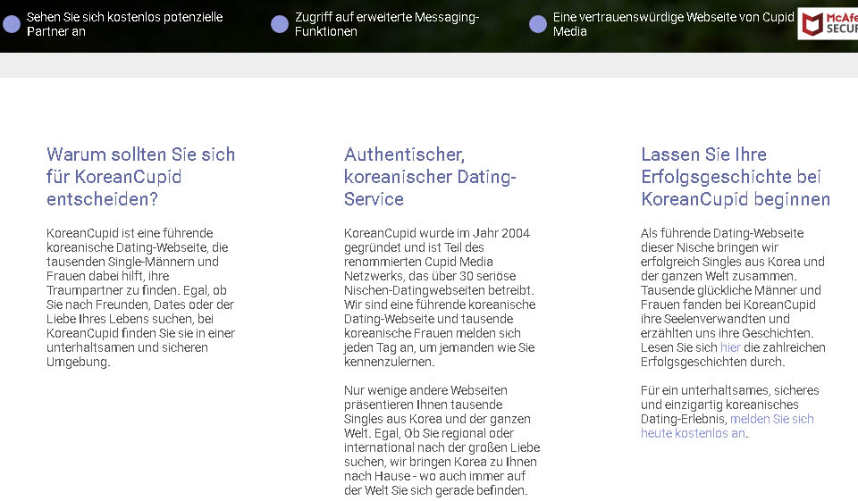 KoreanCupid Test 2020