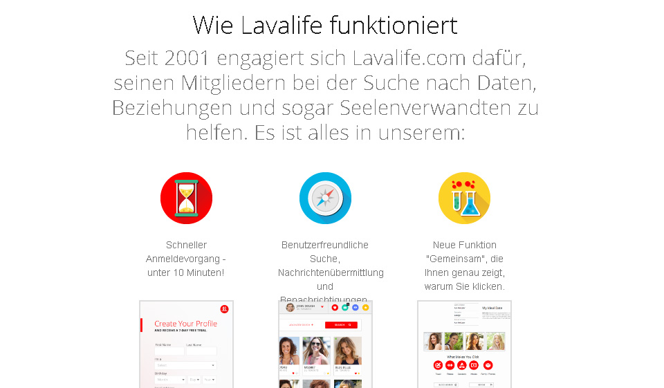 Lavalife Wie funktioniert es?
