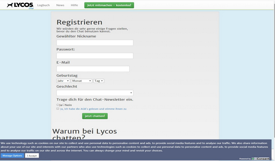 Lycos Chat im Test