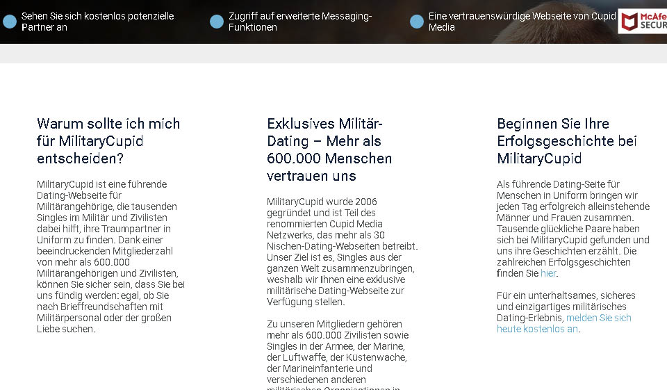 Military Сupid im Test