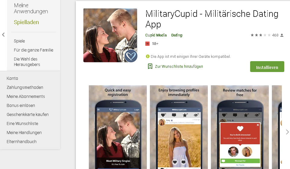 Military Сupid App