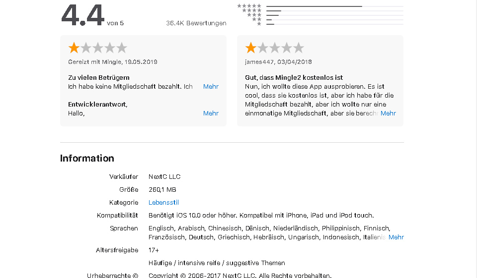 Mingle2 im Test