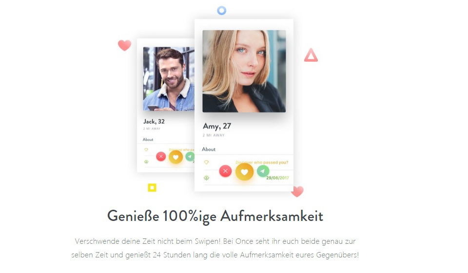 Once Dating-App im Test