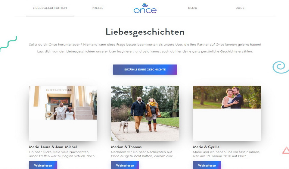 Once Dating-App im Test