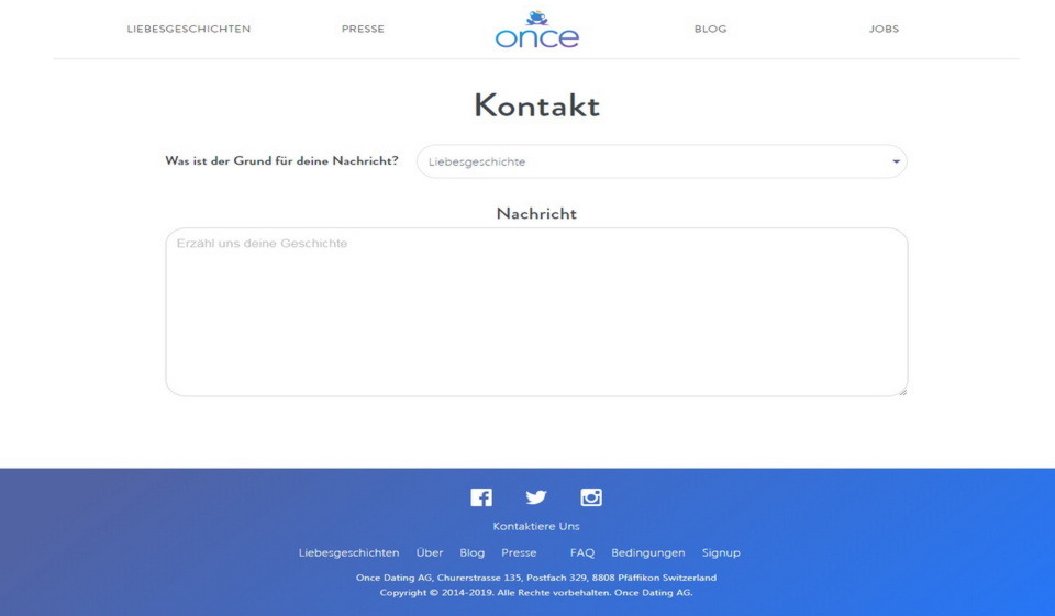 Once Dating-App im Test