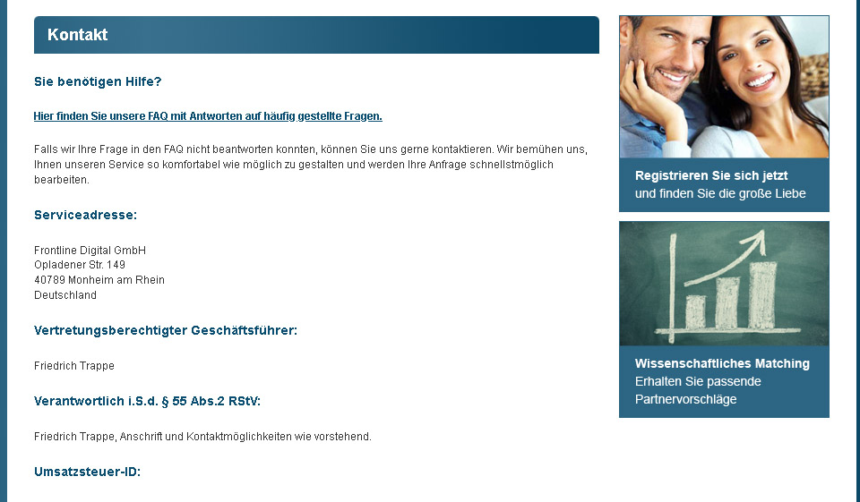 PrimeSingles Kontakt