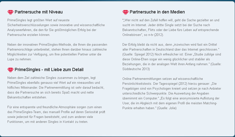 PrimeSingles im Test